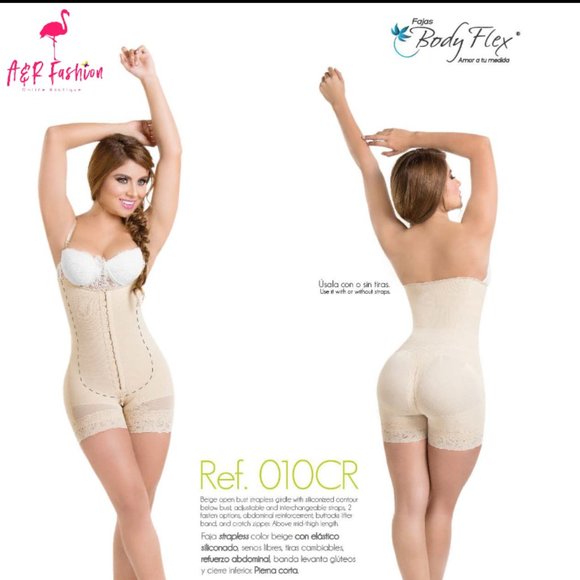 Strapless Girdle/Shapewear Strapless-010CR (Faja Colombiana)